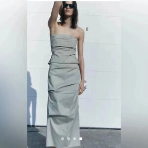 Zara Maxi Ruched Skirt